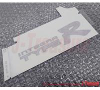 Adesivo decalcomania posteriore originale HONDA INTEGRA DC2 "TYPE R" argento ...
