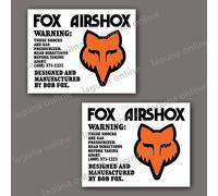 Adesivo decalcomania resistente alle intemperie con logo Fox Racing 11