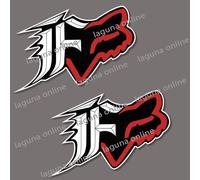 Adesivo decalcomania resistente alle intemperie con logo Fox Racing 3