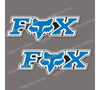 Adesivo decalcomania resistente alle intemperie con logo Fox Racing Gloss