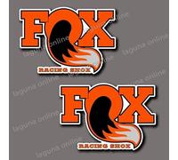 Adesivo decalcomania resistente alle intemperie con logo Fox Racing Gloss 7