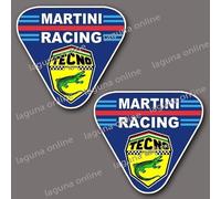 Adesivo decalcomania resistente alle intemperie con logo Martini Racing Tecno