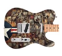 Adesivo decalcomania vinile laminato "The Old War" custom skin wraps chitarra...