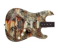 Adesivo decalcomania vinile laminato "The Rusty War" custom skin wraps chitar...