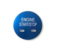 Adesivo decorativo Compatibile con Chevy per Explorer interruttore di avviamento e arresto del motore dell'auto, adesivo decorativo per interni stile auto(Blue)