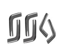 Adesivo decorativo Compatibile Con Porsche Per Cayenne 2018 2019-2024 6 Pezzi Maniglia Centrale Per Interni Auto Maniglie Per Porte Pannello Di Copertura Protettiva