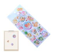 Adesivo | Decorativo Con Rilievo 3D | Adesivi Con Rilievo 3D Per Computer Portatili,Per Valigie Bagaglio Taccuino Busta Occhiali Tablet Agende Diari Tazze Laptop Chitarre