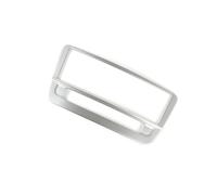 Adesivo decorativo Cornice Decorativa Pannello CD Console Per Mercedes Per Benz Classe A W176 GLA X156 CLA C117 2013-2018 Accessori Auto Decorazione Degli Interni(7 Buttons silver)