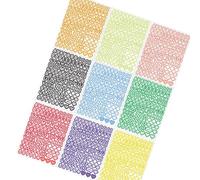 Adesivo decorativo in PVC impermeabile con numero di lettere per agenda, calendario, scrapbooking, confezioni regalo, calendario riutilizzabile