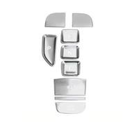 Adesivo Decorativo Interruttore Fari Auto Per Hyundai Per Tucson Per NX4 2021 2022 2023 2024 Copertura Del Pulsante Freno A Mano Elettronico Per Cambio Automatico Accessori Adesivi(Silver)