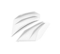 Adesivo Decorativo Moto Ala Universale Moto Spoiler Aerodinamico Carenature Motorcycl Lato Alare Alette Moto(White)