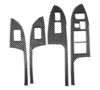 Adesivo decorativo per pannello di controllo del finestrino dell'auto, per Accord 2003-2007, in fibra di carbonio (LHD)