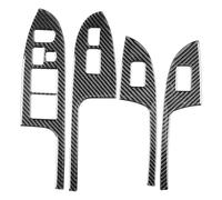 Adesivo decorativo per pannello di controllo del finestrino dell'auto, per Accord 2003-2007, in fibra di carbonio (LHD)