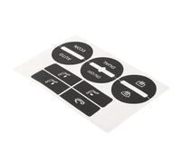 Adesivo del pulsante di opzione Compatibile Con GolF Per Mk5 2004 2005 2006 2007 2008 Per Passat 2005-2010 Adesivi Per La Riparazione Dei Pulsanti Della Console Centrale Dell'auto