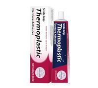 Adesivo Dentario Termoplastico | 28G Gel Adesivo Da Protezione | Kit Di Riparazione Dentali Super Hold Hold | Rifiuta E Restringe Le Protesi Sciolte E Scomode | Agisce Come Un Reintificatore Morbido