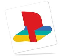 Adesivo Devino® per PS5 Logo Classico | Un piccolo adesivo con grande effetto | Per Playstation 5 Fat (Disc & Digital)
