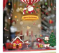 adesivo di Babbo Natale, adesivo decorativo natalizio