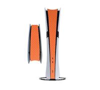 Adesivo di copertura della pelle centrale per PS5 Pro, striscia centrale host antipolvere antigraffio protettiva pellicola decalcomanie per PS5 Pro Digital & Disc Edition Console (Arancione)