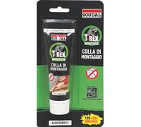 Adesivo Di Montaggio "T-Rex" Effetto Ventosa - Bianco, Gr. 100+25 Omaggio Soudal