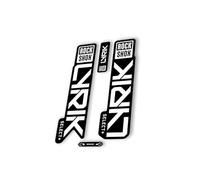 Adesivo di ricambio per forcella compatibile con Rock Shox Lyrik Select Plus serie 2023, bianco lucido