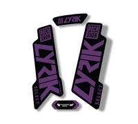 Adesivo di ricambio per forcella compatibile con Rock Shox Lyrik Select serie 2020 viola (opaco)