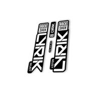 Adesivo di ricambio per forcella compatibile con Rock Shox Lyrik Select serie 2023, bianco lucido