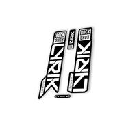 Adesivo di ricambio per forcella compatibile con Rock Shox Lyrik Ultimate serie 2023, bianco lucido