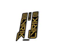 Adesivo di ricambio per forcella compatibile con Rock Shox Lyrik Ultimate serie 2023 oro (opaco)