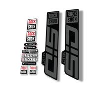 Adesivo di ricambio per forcella compatibile con Rock Shox SID Select serie 2021, grigio scuro (lucido)