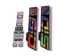 Adesivo di ricambio per forcella compatibile con Rock Shox SID Select serie 2021 Oil Slick (opaco)