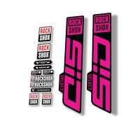 Adesivo di ricambio per forcella compatibile con Rock Shox SID Select serie 2021, rosa lucido
