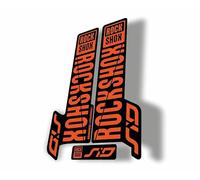 Adesivo di ricambio per forcella compatibile con Rock Shox SID serie 2018 arancione (opaco)