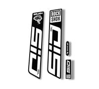 Adesivo di ricambio per forcella compatibile con Rock Shox SID SL Brain serie 2021, bianco (opaco)