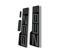 Adesivo di ricambio per forcella compatibile con Rock Shox Zeb Select Plus serie 2021 grigio (opaco)