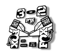Adesivo di ricambio per forcella compatibile per Fox 32 2021 Step Cast Series Bianco (opaco)