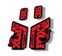 Adesivo di ricambio per forcella compatibile per Fox 36 2021 Elite Performance Series blu (opaco)