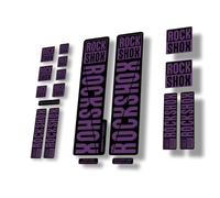 Adesivo di ricambio per forcella MTB compatibile con Rock Shox serie 30 32 RS1 viola (opaco)