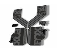 Adesivo di ricambio per sospensione forcella compatibile con Fox 34 Elite Performance 2017-18 Factory Series, grigio lucido