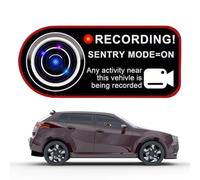 Adesivo di sicurezza impermeabile in PVC per auto, segnali di avvertimento resistenti al sole con forte adesione | Visual per camper, minivan, camion e moto