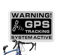 Adesivo di tracciamento GPS - Adesivo del di tracciamento | Adesivo di avvertimento per auto 10 pezzi, adesivo di monitoraggio avviso di sicurezza allarme per biciclette, segno