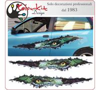 Adesivo Drago-3 effetto strappo cm.120x24 By Colorkit 001421