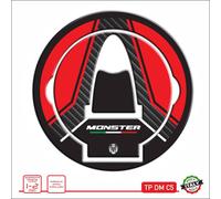 Adesivo DUCATI MONSTER 696 796 1100 per tappo benzina serbatoio TP DM C5