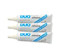 Adesivo DUO resistente all'acqua per ciglia e sopracciglia - Confezione da 3 pezzi con piccolo difetto di fabbricazione nella confezione - tenuta forte