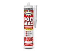 Adesivo e sigillante trasparente Bostik Poly Max Cristal Express