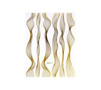 Adesivo elastico con onda d'oro Beauty Nails