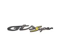 Adesivo emblema 3D Decalcomania for Vespa Sprint 150 Primavera150 GTV GTS Super 250 300 Logo in plastica Decora Accessori for moto(GTV Yellow)