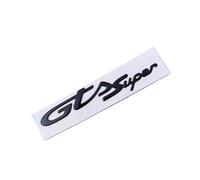 Adesivo emblema 3D Decalcomania for Vespa Sprint 150 Primavera150 GTV GTS Super 250 300 Logo in plastica Decora Accessori for moto(GTV Black)