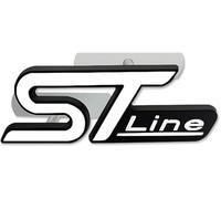 Adesivo Emblema 3D in metallo per ST LINE, Car Lettering Decorazione Logo Distintivo Parafango Laterale Etichettatura Adesivi Emblema Accessori,C