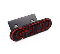 Adesivo for Bagagliaio Posteriore con in Metallo 3D for griglia Anteriore Auto(Grille Black Red)