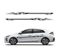 Adesivo grafico a strisce laterali per carrozzeria da corsa fai da te, universale, in vinile, per Hyundai Ioniq 5 6 7 N Line 2021 2022 2023 2024